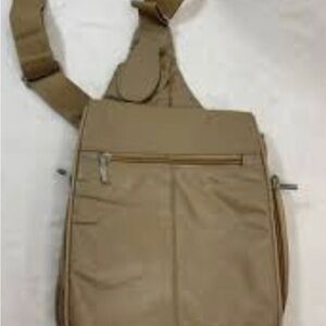Buxton Crossbody Shoulder Slingback Hand Bag Purse Satchel Tan
 Crossbody Bag